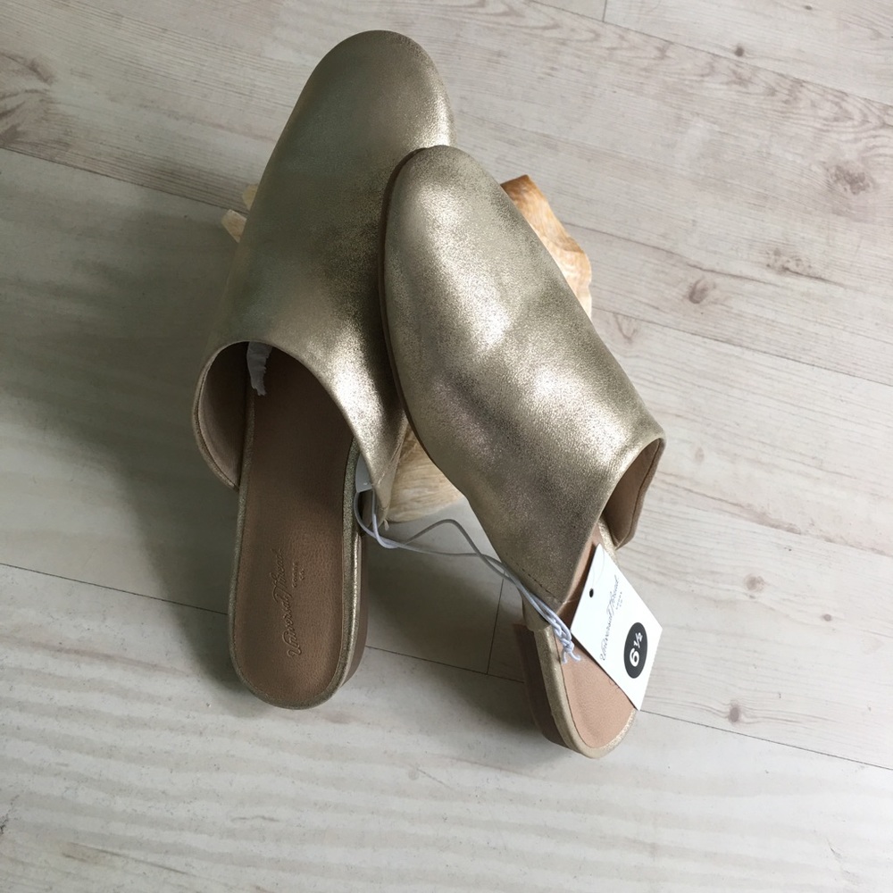 Women's Brooklyn Backless Mules - Gold - Picture 2 of 6